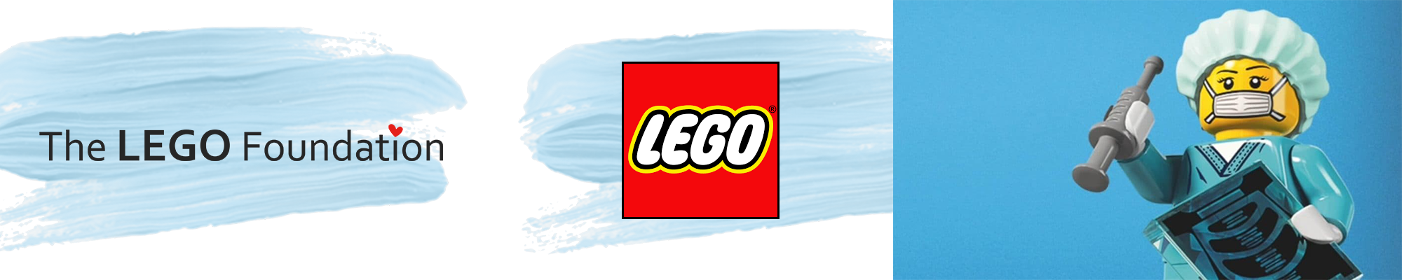 The LEGO Group and the LEGO Foundation support  families and frontline healthcare workers.