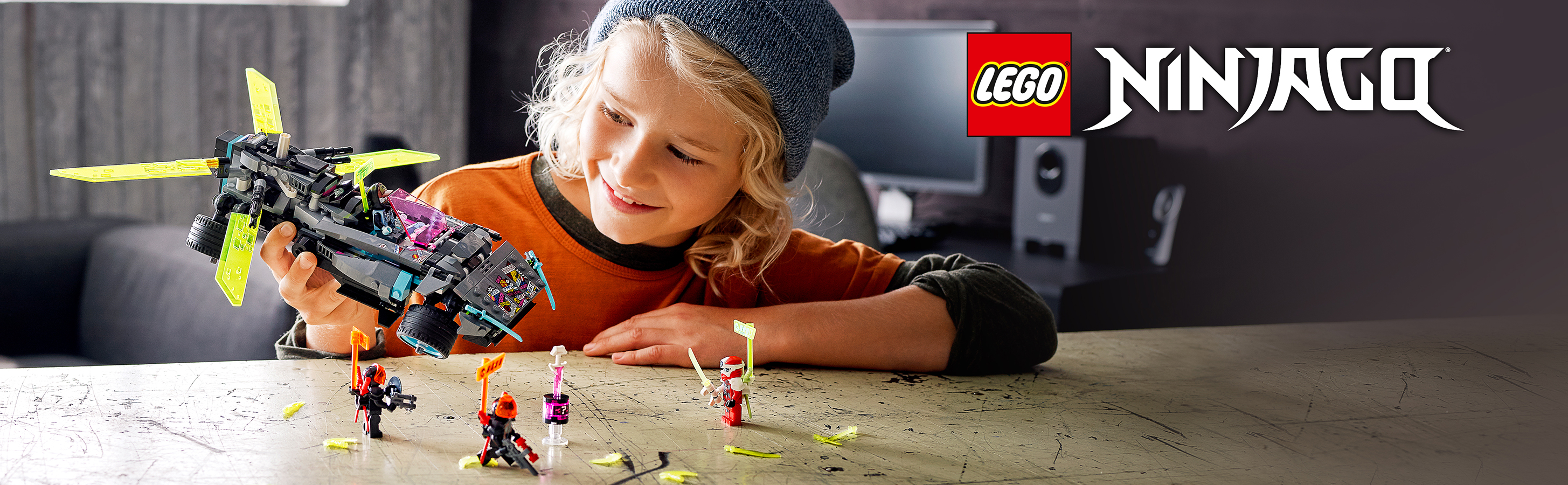 Fire up your imagination with the LEGO® NINJAGO® Ninja Tuner Car set