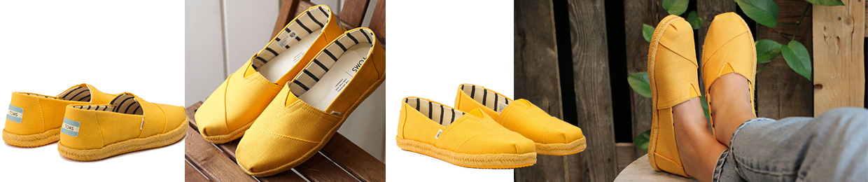 TOMS - GOLD FUSION ESPADRILLES