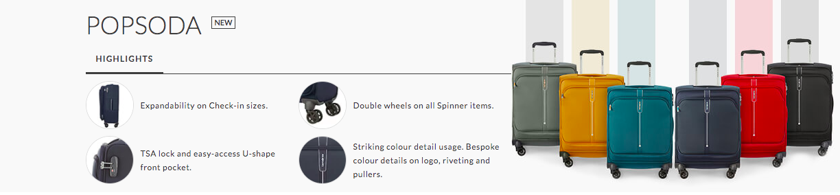 Samsonite | PopSoda luggage