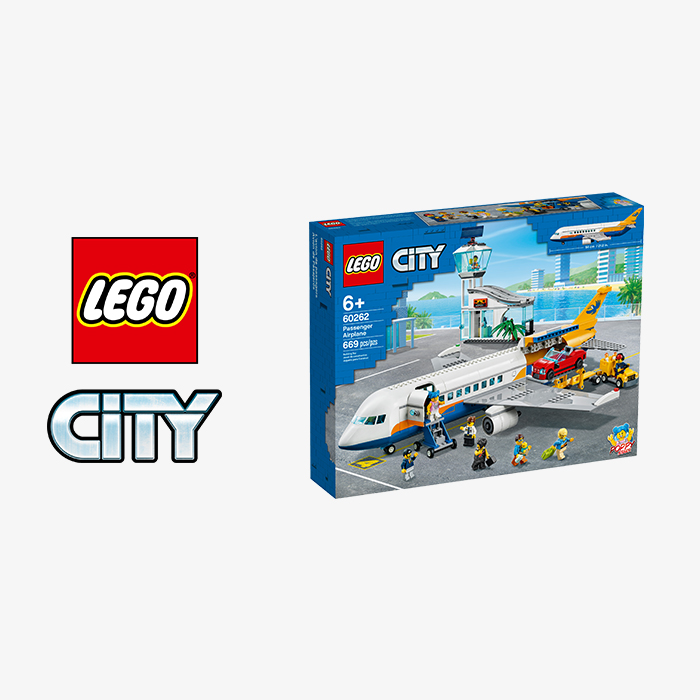 Creative play takes flight with the LEGO CITY Passenger Airplane
