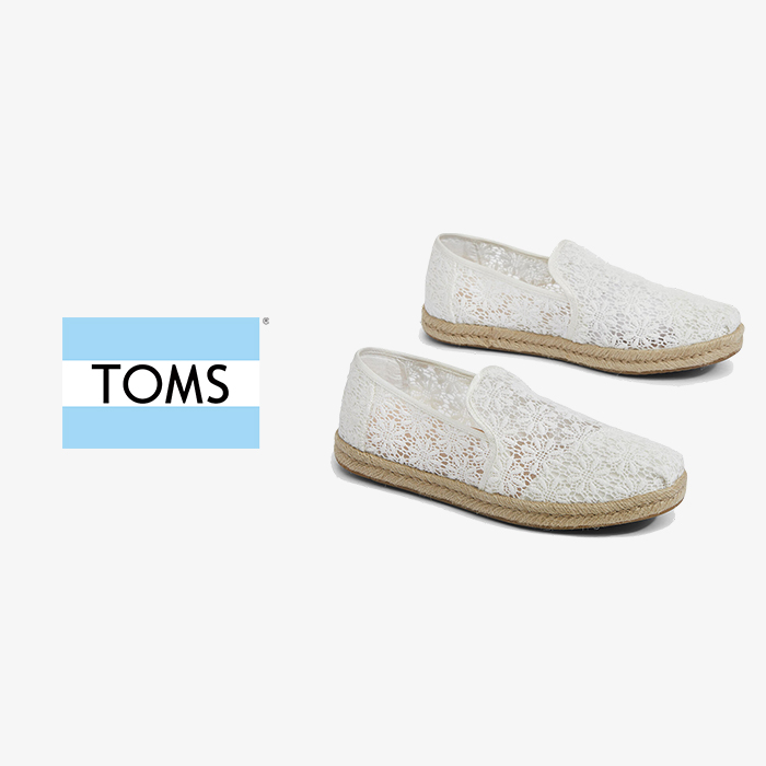 Discover the comfy shoes TOMS® Alpargata Floral Lace Slip On