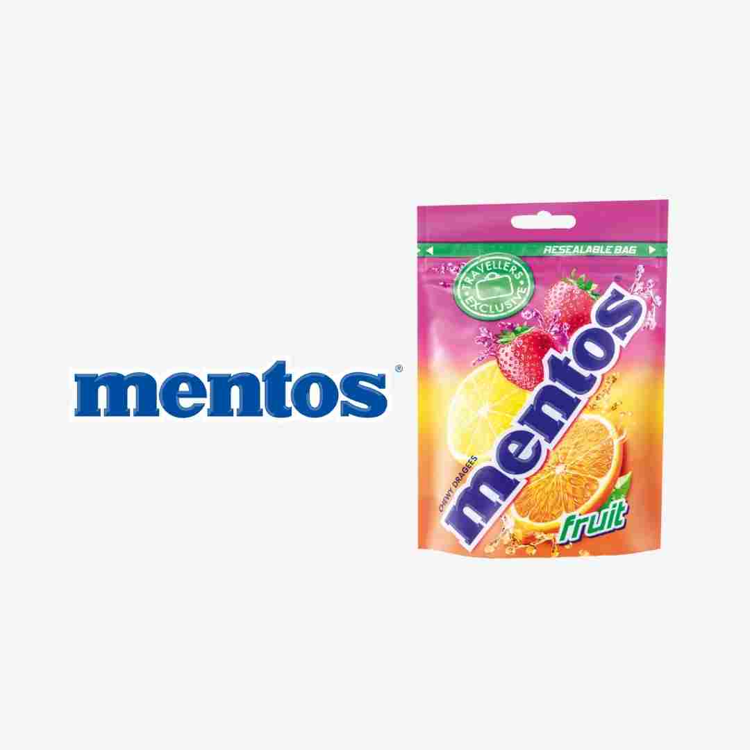 Mentos Pouch Bag Fruit by Perfetti, Sweet Leader of the Confectionery Category 