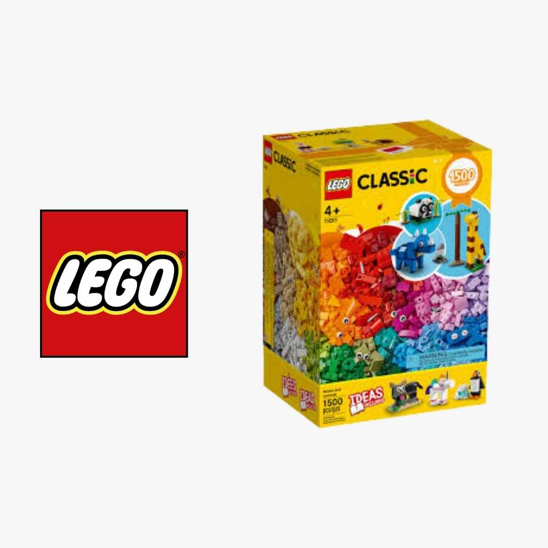 LEGO® Classic Bricks and Animals, For Young Animal Lovers