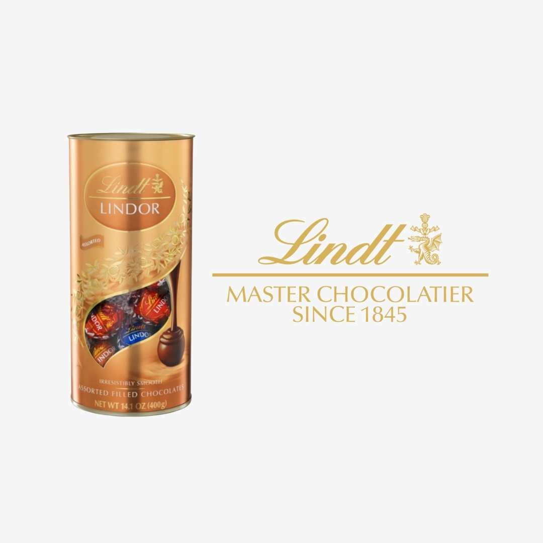 Enjoy the Moment with Lindor Tube Assortment 400g 
